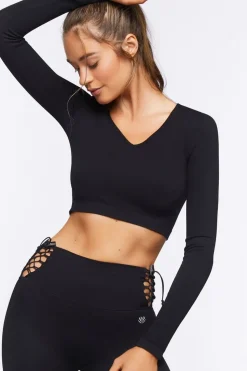 Active Seamless Crisscross Crop Top