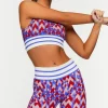 Active Seamless Geo Print Biker Shorts
