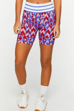 Active Seamless Geo Print Biker Shorts