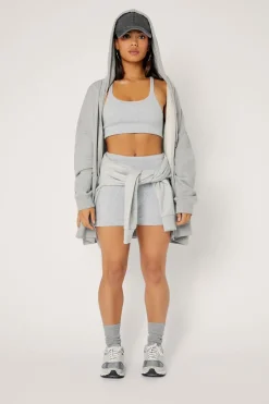 Active Seamless Heathered Biker Shorts