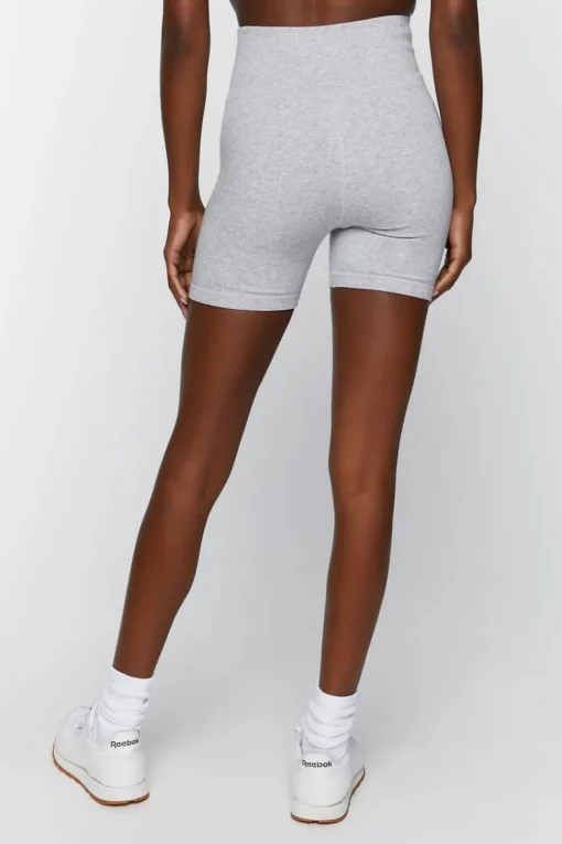 Active Seamless Heathered Biker Shorts