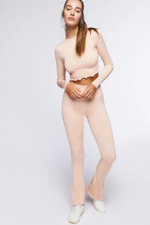 Active Seamless Lettuce-Edge Top
