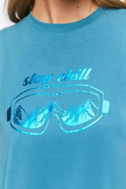 Active Stay Chill Graphic Muscle Tee