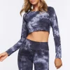 Active Tie-Dye Crop Top