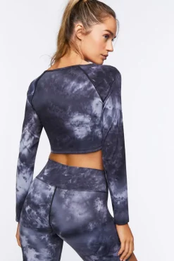 Active Tie-Dye Crop Top
