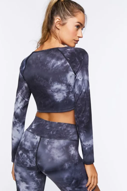 Active Tie-Dye Crop Top