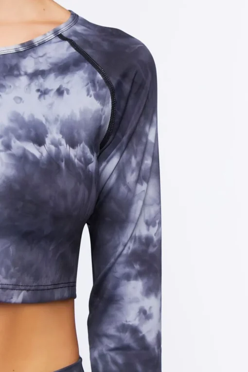 Active Tie-Dye Crop Top
