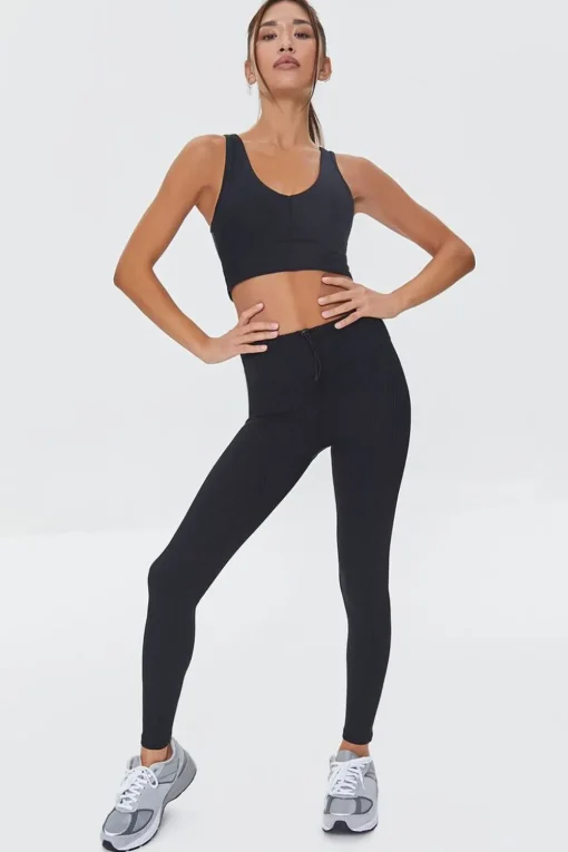 Active Toggle Drawstring Leggings