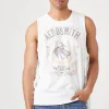 Aerosmith Graphic Fringe Muscle Tee