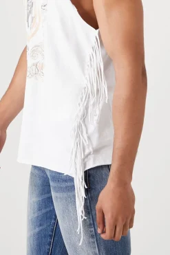 Aerosmith Graphic Fringe Muscle Tee