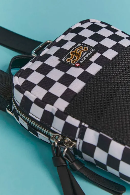 Airwalk Checkered Mini Messenger Bag