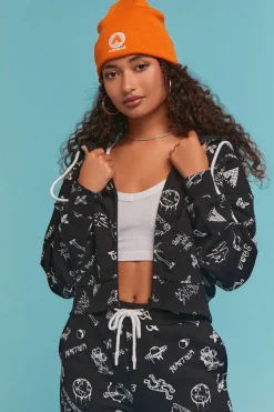 Airwalk Graphic Zip-Up Hoodie