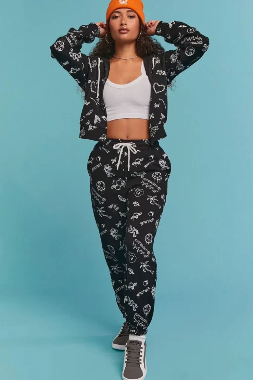 Airwalk Graphic Zip-Up Hoodie