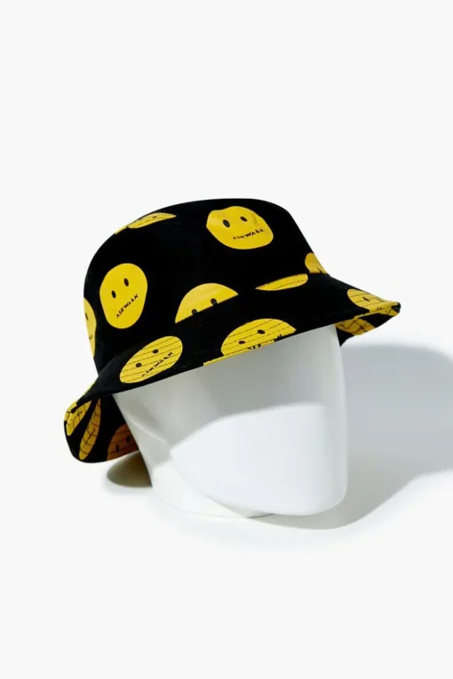 Airwalk Happy Face Bucket Hat