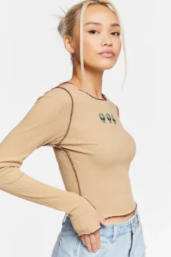 Alien Graphic Long-Sleeve Tee