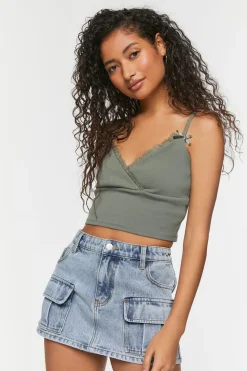 A-Line Denim Mini Skirt