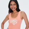 Aloha Graphic Cropped Tank Top