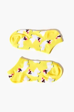 Alpaca Print Ankle Socks