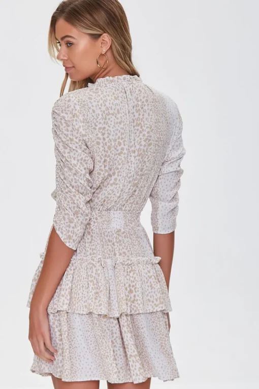 Animal Print Mini Dress