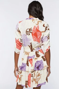 Animal Print Mini Dress