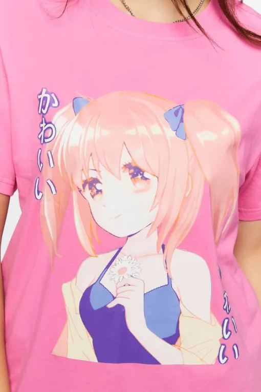 Anime Character Graphic Tee