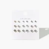 Assorted Cz Stud Earring Set