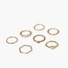 Assorted Faux Gem Ring Set