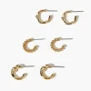Assorted Hoop Earring Set