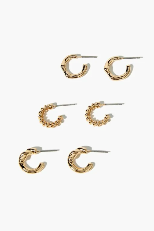 Assorted Hoop Earring Set