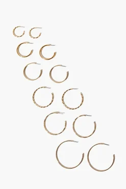 Assorted Hoop Earring Set