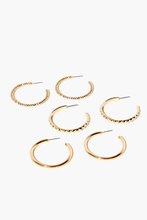Assorted Hoop Earring Set
