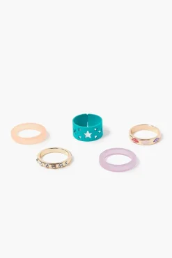 Assorted Mushroom Ring Set