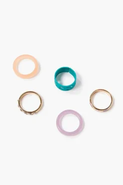 Assorted Mushroom Ring Set