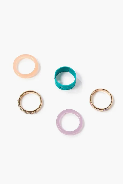 Assorted Mushroom Ring Set