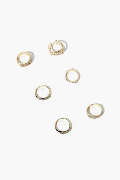 Assorted Rhinestone Ring Set