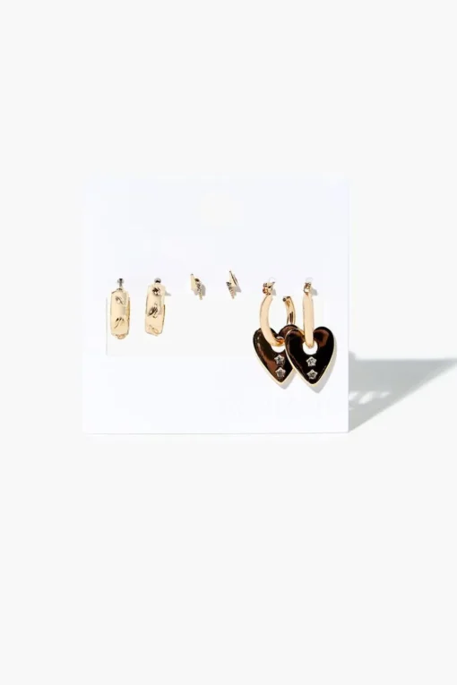 Assorted Stud & Hoop Earring Set