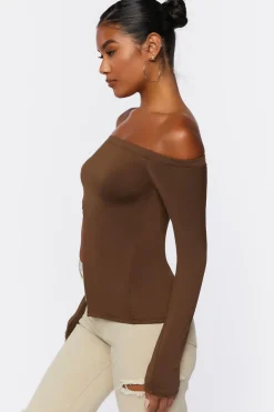 Asymmetrical Off-The-Shoulder Top