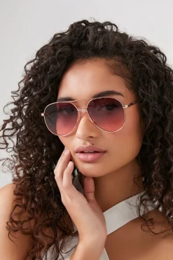 Aviator Frame Sunglasses