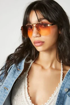 Aviator Frame Sunglasses