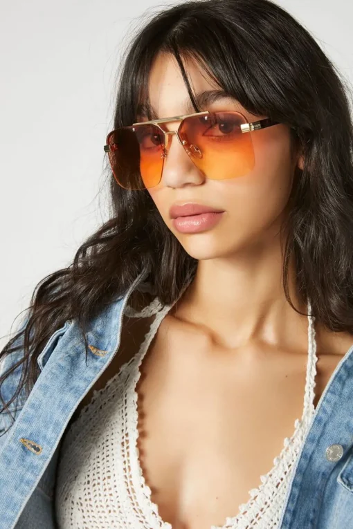 Aviator Frame Sunglasses
