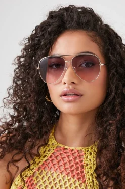 Aviator Frame Sunglasses