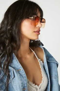 Aviator Frame Sunglasses
