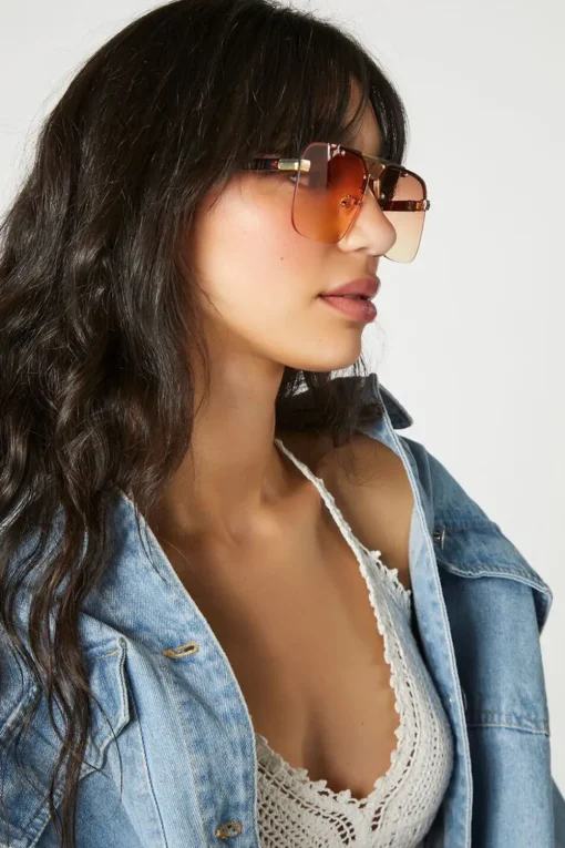 Aviator Frame Sunglasses