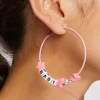 Baby Beaded Hoop Earrings