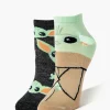 Baby Yoda Grogu Crew Socks - 2 Pack