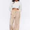 Baggy Windbreaker Parachute Pants