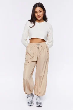 Baggy Windbreaker Parachute Pants