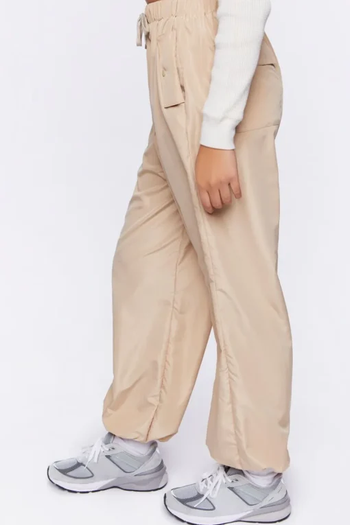 Baggy Windbreaker Parachute Pants