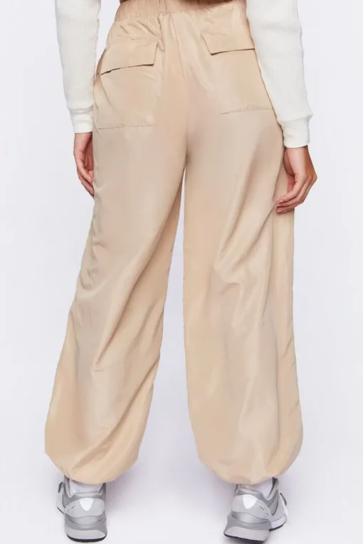Baggy Windbreaker Parachute Pants