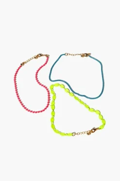 Ball Chain Anklet Set